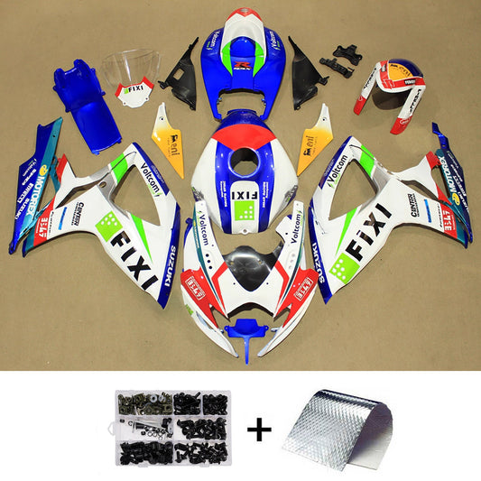 Kit carenatura iniezione plastica ABS per Suzuki GSXR 600/750 2006-2007 K6
