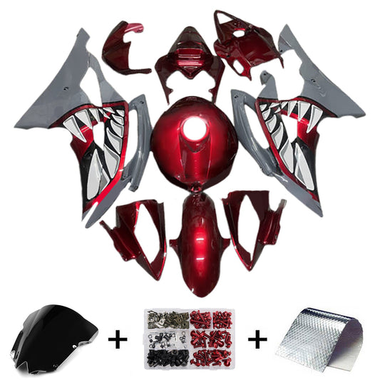 Kit carenatura iniezione plastica ABS per Yamaha YZFR6 YZF-R6 2008-2016