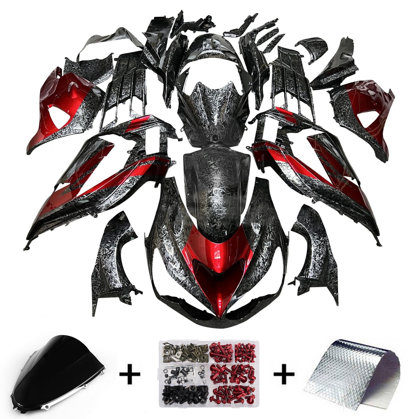 Kit carenatura iniezione adatto per Kawasaki ZX14R ZZR1400 2012-2025