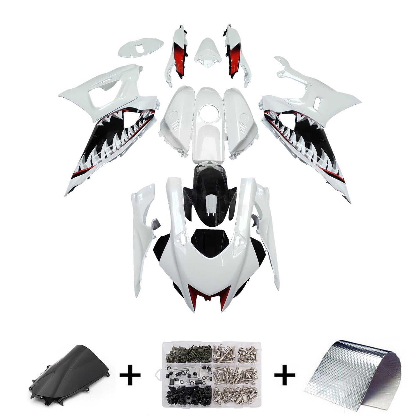 Kit carenatura iniezione in plastica ABS adatto per Yamaha YZF-R7 2021-2025