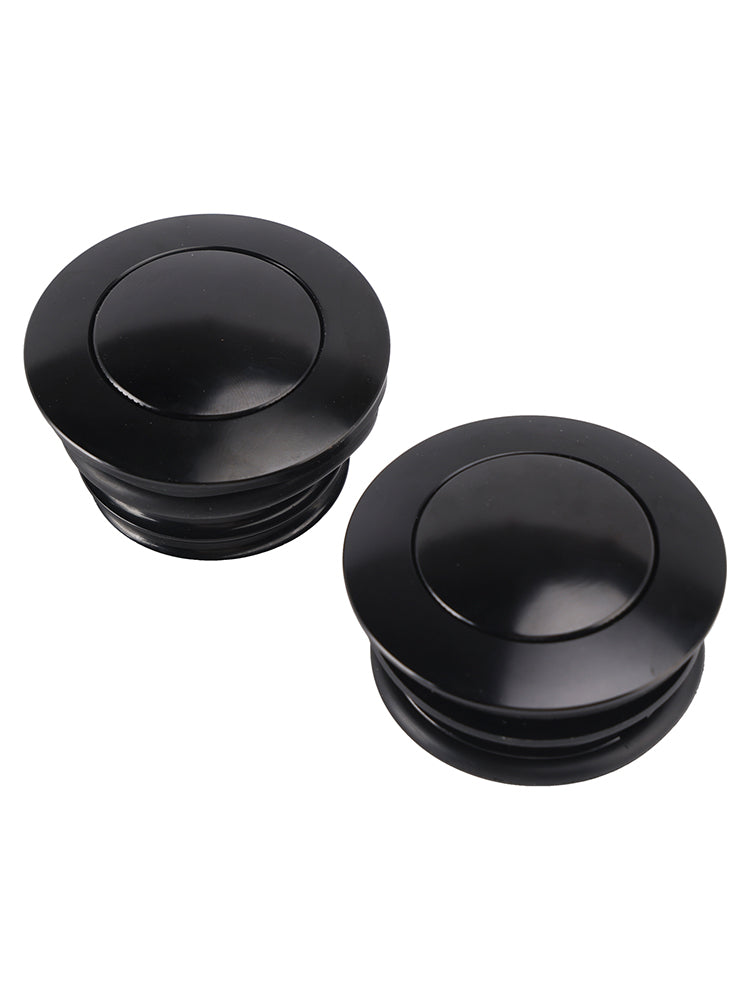 Tappo serbatoio a scomparsa ventilato nero per Softail Low Rider Dyna Sport Super Glide