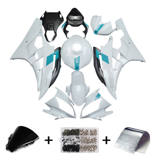 Kit carenatura iniezione plastica ABS per Yamaha YZFR6 YZF-R6 2006-2007