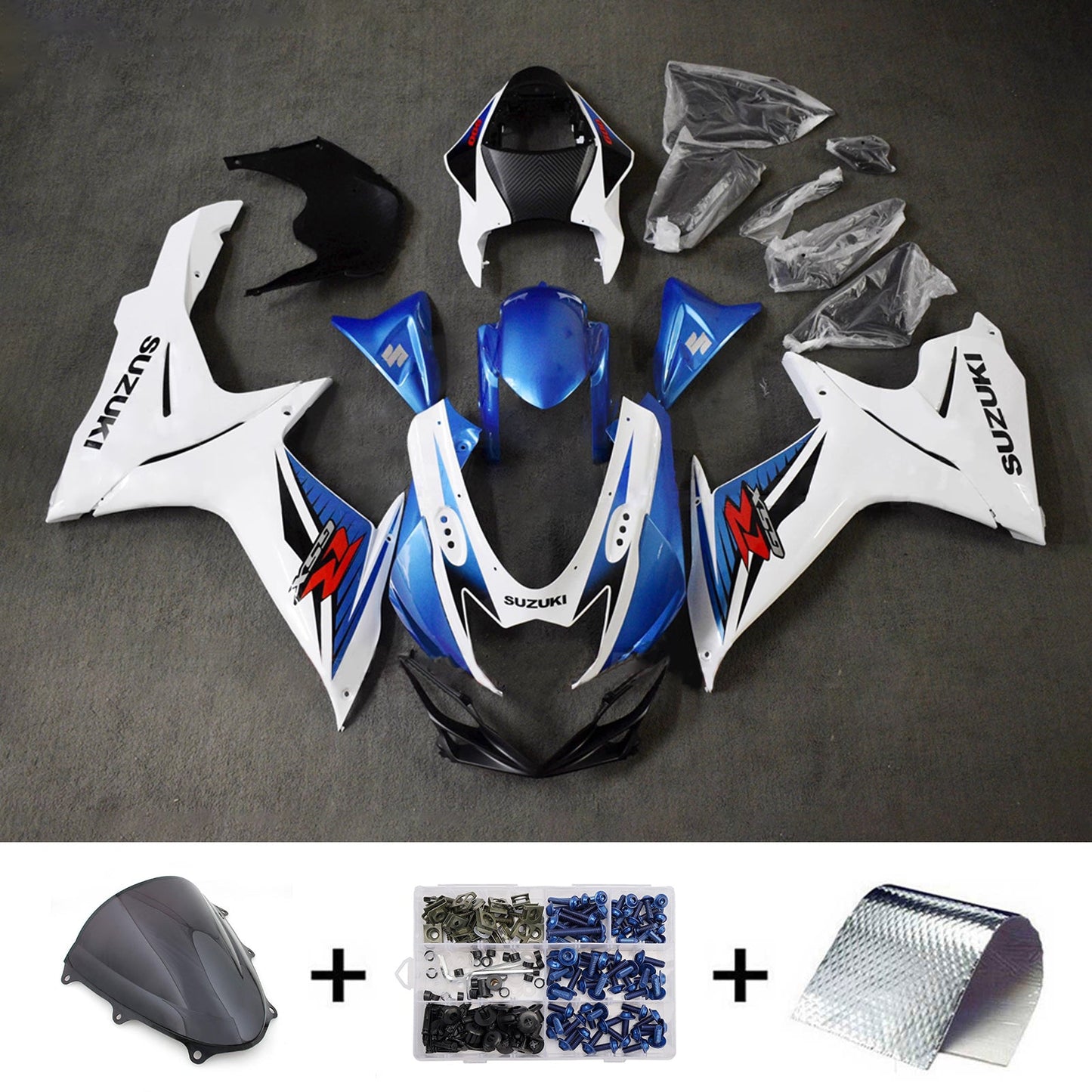 Kit carenatura iniezione plastica ABS per Suzuki GSXR 600/750 2011-2026 K11