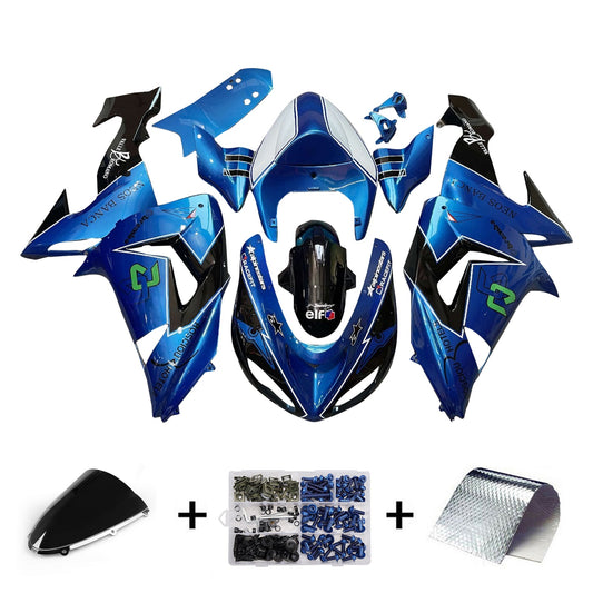 Kit carenatura iniezione in plastica ABS adatto per Kawasaki ZX10R 2006-2007