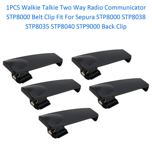 5 pezzi Walkie Talkie SL1M Clip da cintura per Sepura STP8000 STP8038 STP8035 Clip posteriore