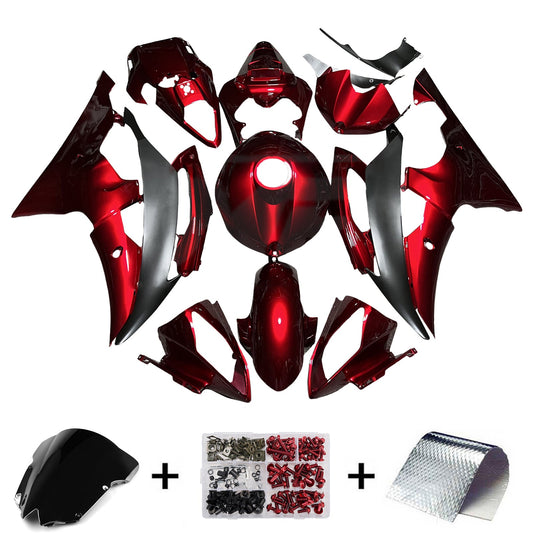 Kit carenatura iniezione plastica ABS per Yamaha YZFR6 YZF-R6 2008-2016