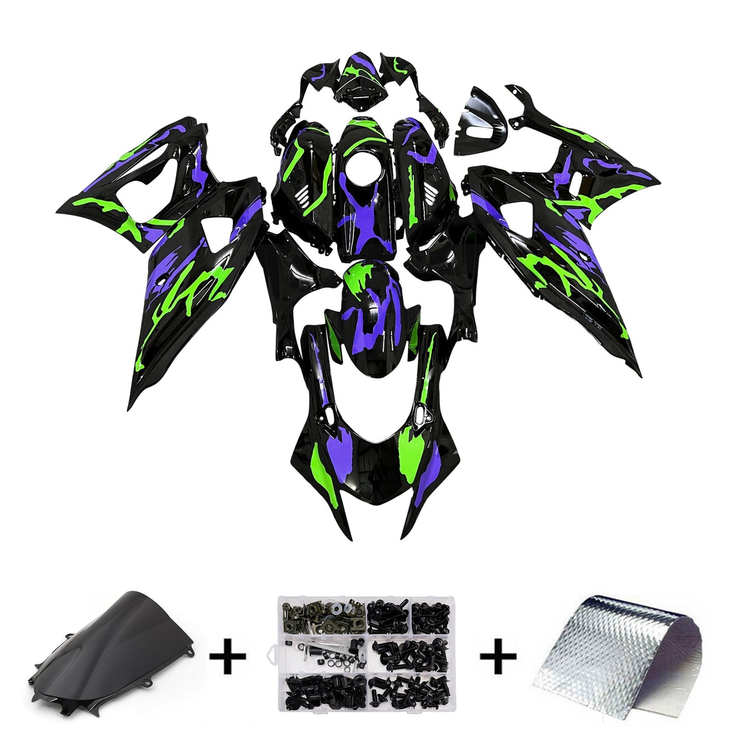 Kit carenatura iniezione in plastica ABS adatto per Yamaha YZF-R7 2021-2025