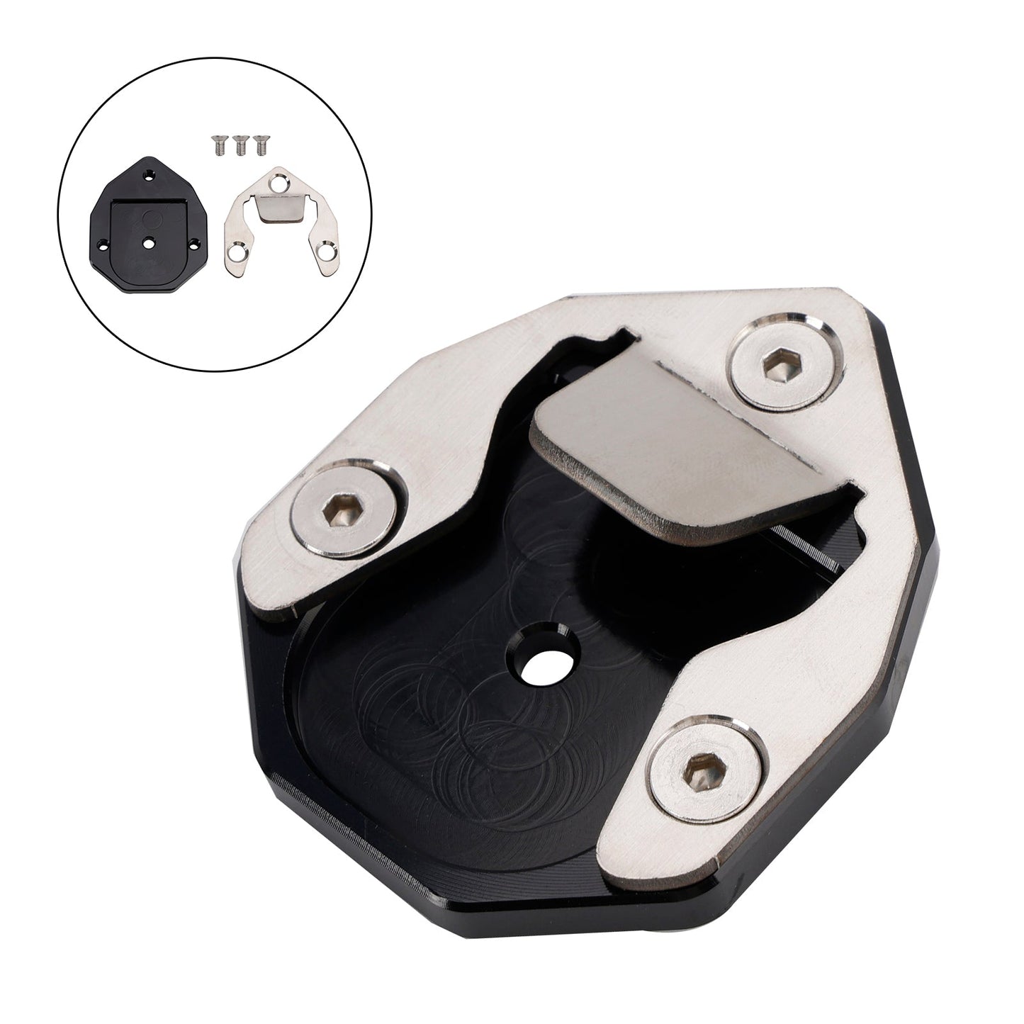 Piastra di estensione del cavalletto adatta per Himalayan 2018-2023 SCRAM 411 2021-2023