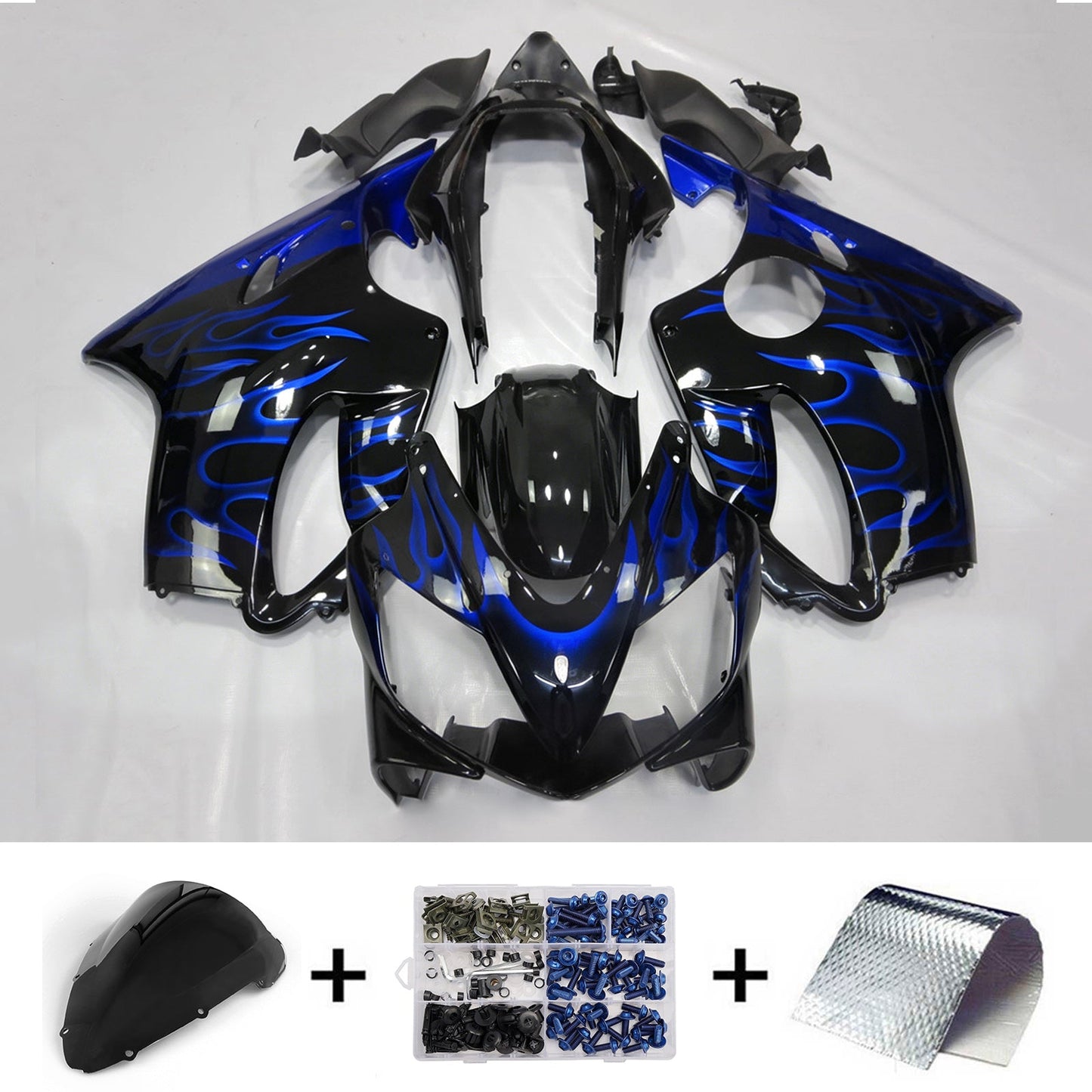 Kit di carene in plastica ABS stampate a iniezione per Honda CBR600 F4i 2004-2007
