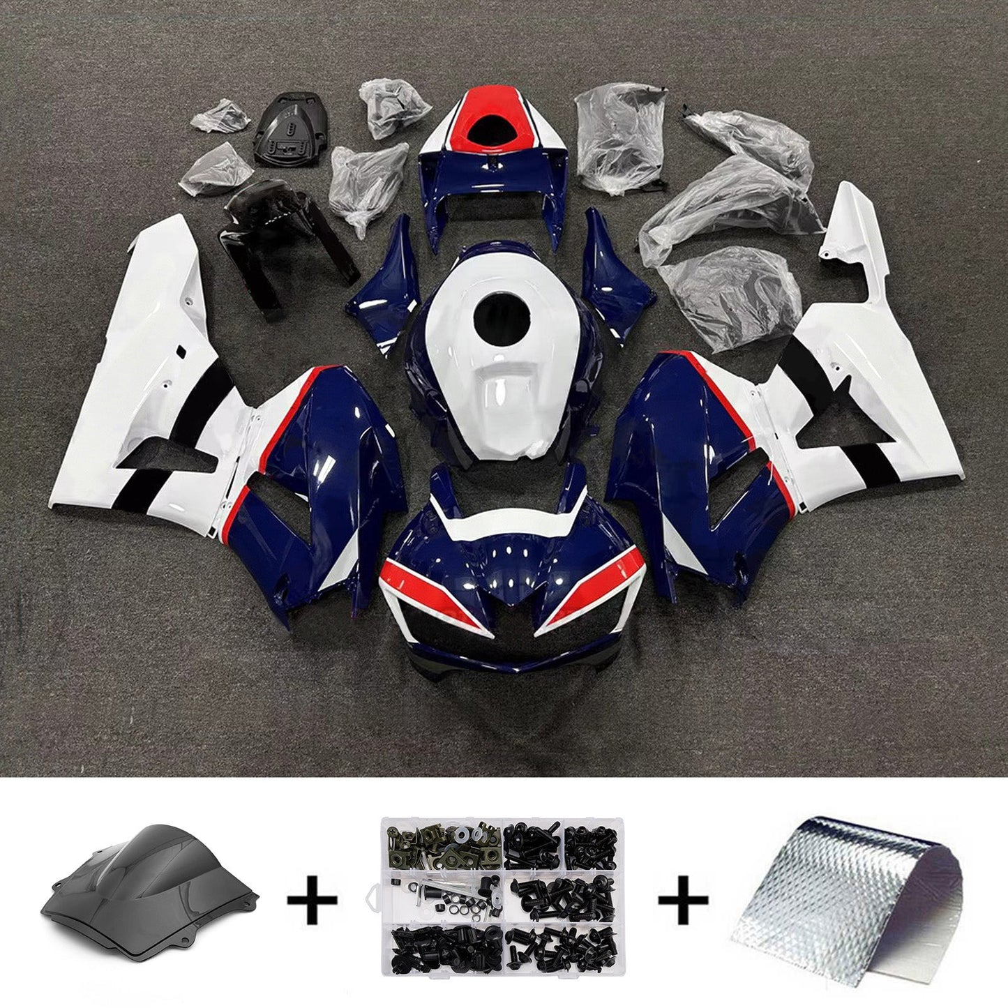 Kit di carene in plastica ABS stampate a iniezione per Honda CBR600RR 2013-2025 F5