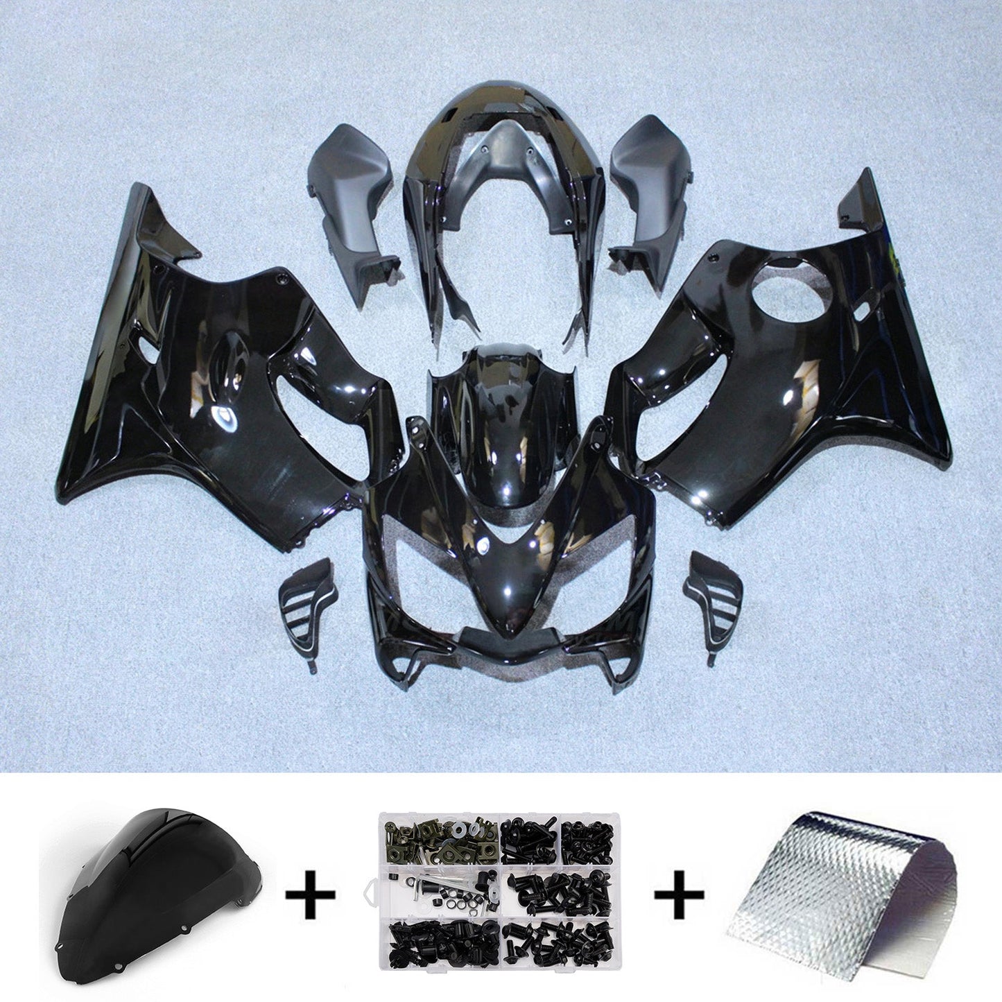 Kit di carene in plastica ABS stampate a iniezione per Honda CBR600 F4i 2004-2007