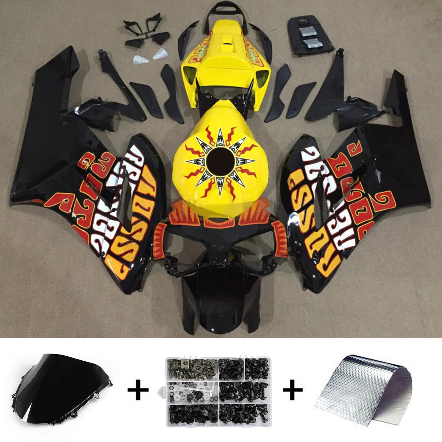 Kit di carene in plastica ABS stampate a iniezione per Honda CBR1000RR 2004-2005