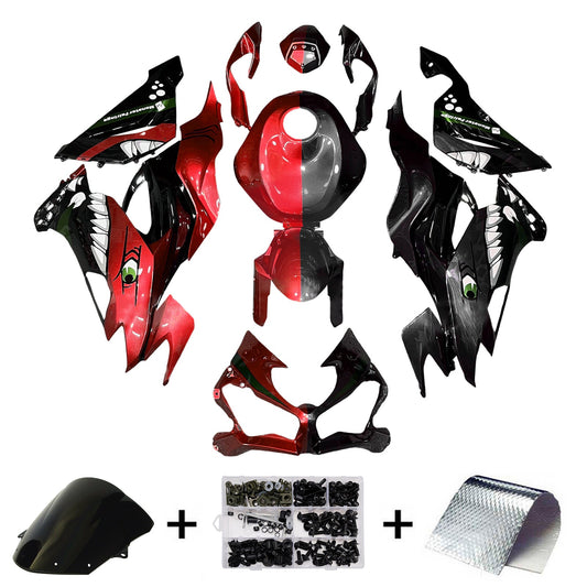 Kit carenatura iniezione in plastica ABS adatto per Kawasaki ZX6R 2019-2023