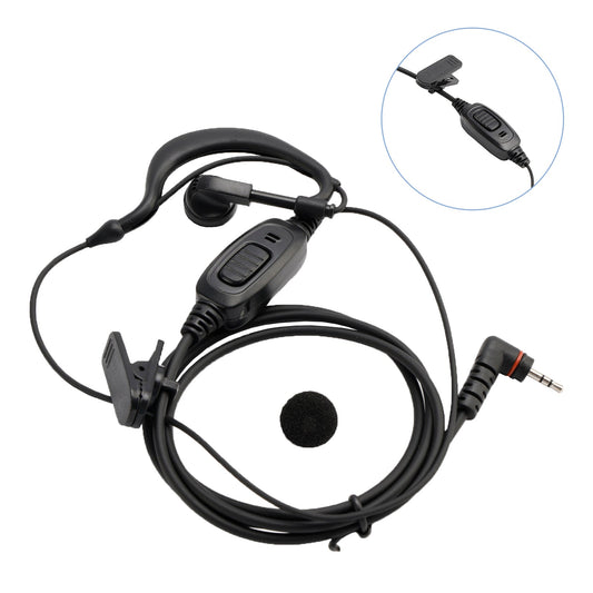 TD370-033 Auricolare con gancio per HYT TD350 TD360 TD370 BD300 BD350 PNC370