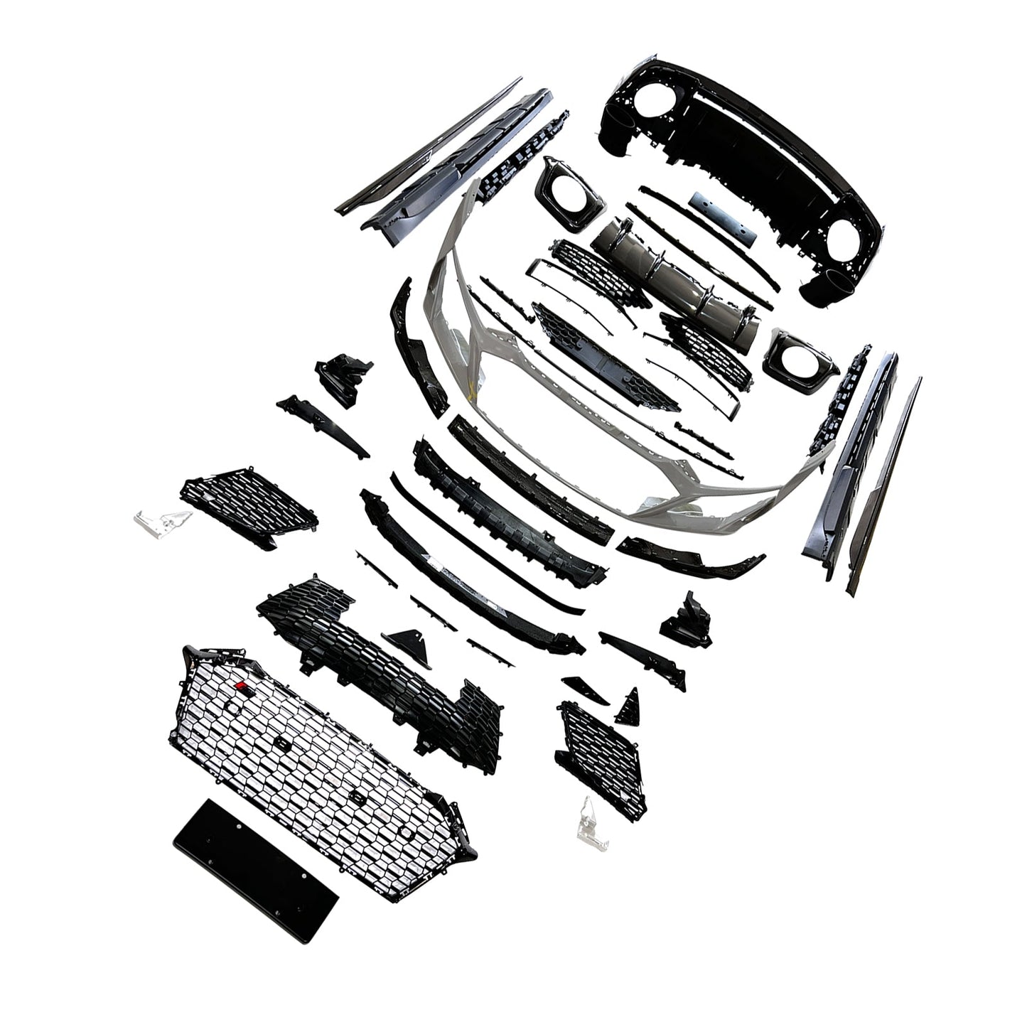 Kit carrozzeria paraurti in fibra di carbonio per Audi R8 4S 2016-2020, compatibile con modelli dal 2021 al 2024.