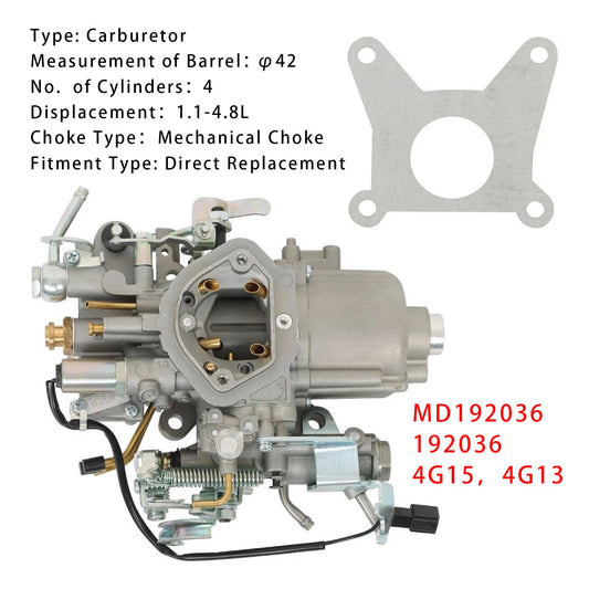 Carburatore Carb MD192036 per Mitsubishi Lancer Proton Saga 4G13 4G15