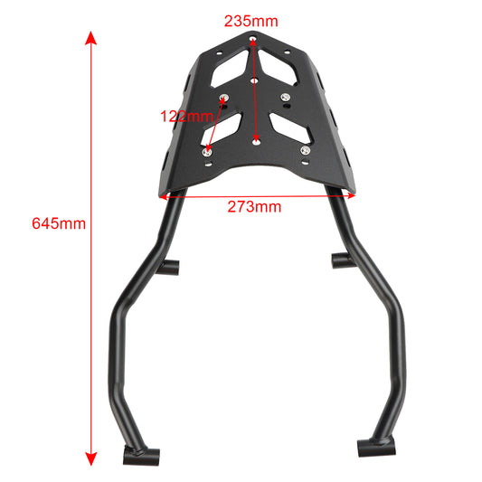 SUPPORTO PORTA BAGAGLI POSTERIORE IN ACCIAIO PER YAMAHA TENERE 700 T7 2019 2020 2021 Generic