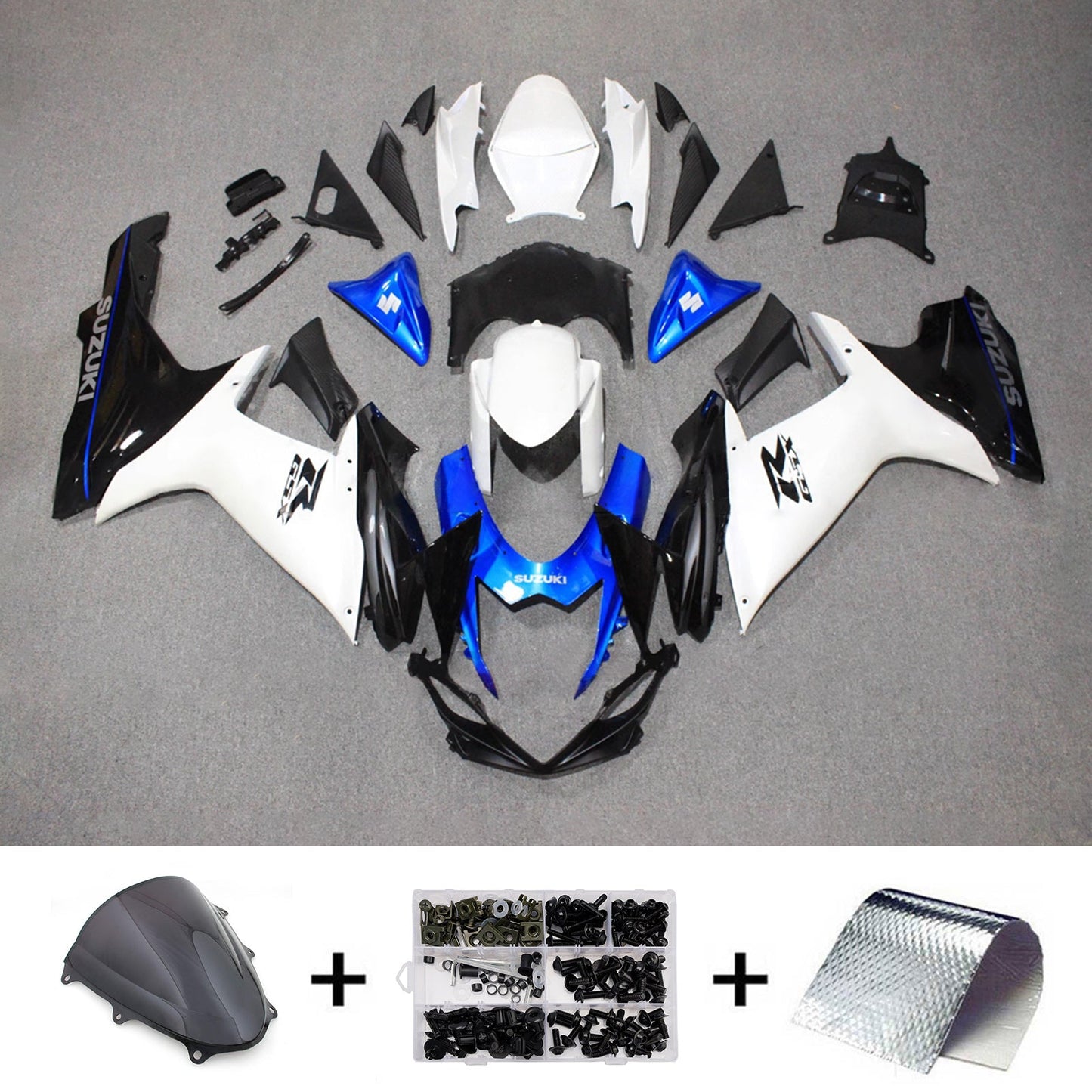 Kit carenatura iniezione plastica ABS per Suzuki GSXR 600/750 2011-2026 K11