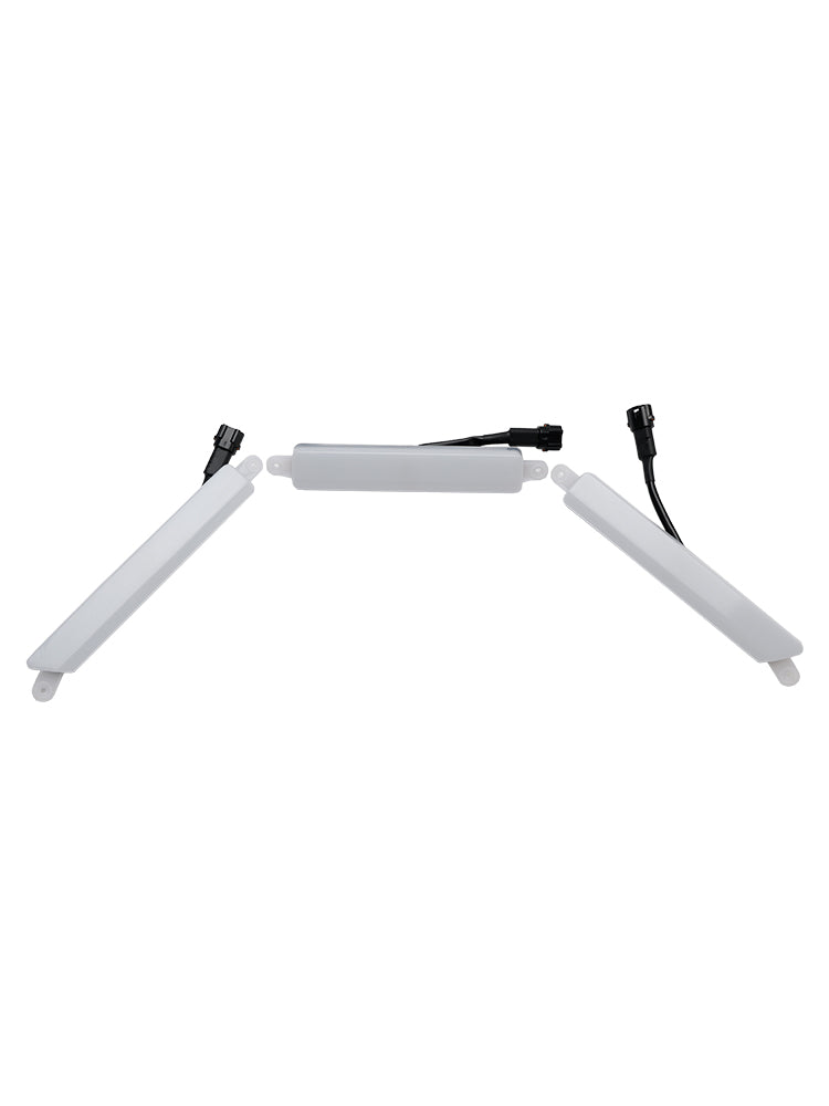 Paraurti anteriore Griglia Grill Bianco Led Luce Per Ford Ranger 2015-2023 T7 T8