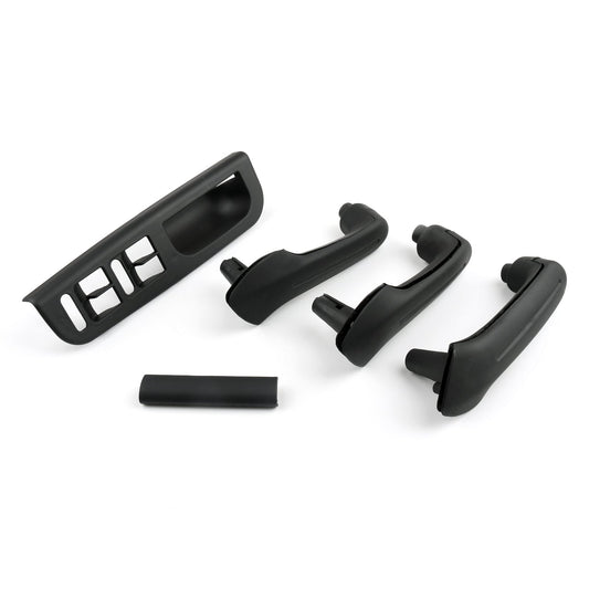 Rivestimento per maniglia interna porta nera per VW Passat Jetta Golf MK4 1998-2004