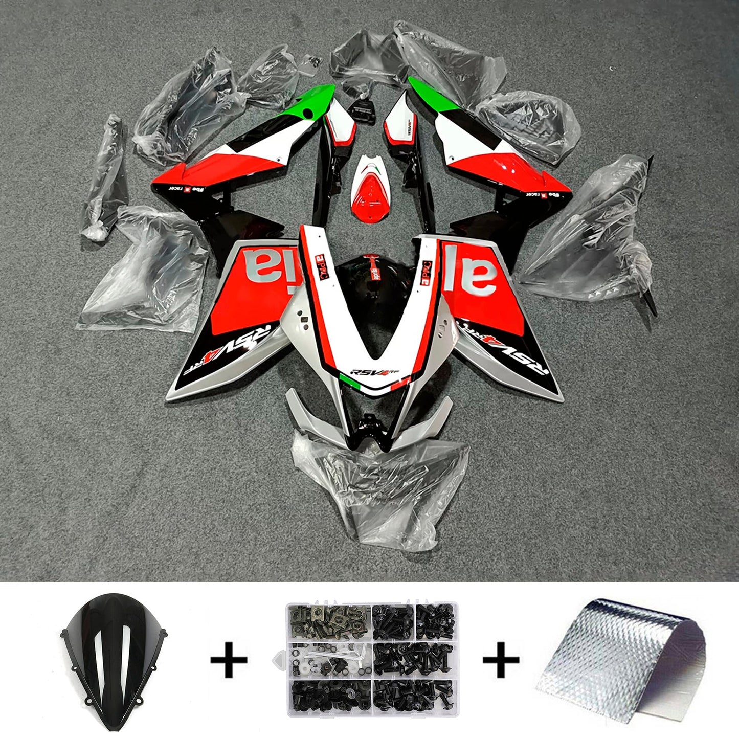 Kit carenatura iniezione Aprilia RSV4 1000 2009-2015 Carrozzeria plastica ABS
