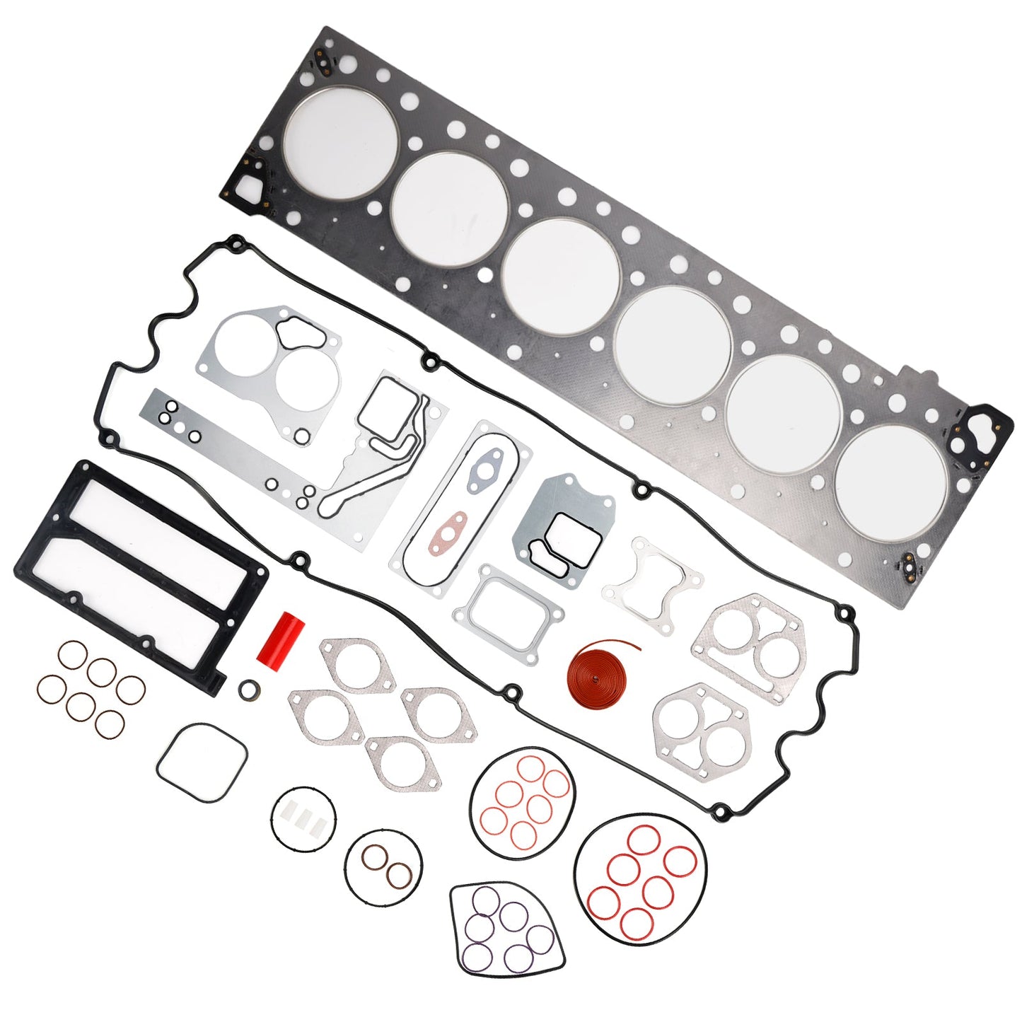 Kit guarnizione testata cilindro superiore per Cummins 15L ISX QSX 4955596 4089169 4352145