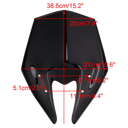 Parabrezza Parabrezza + Staffa adatto per Kawasaki Z900 2025