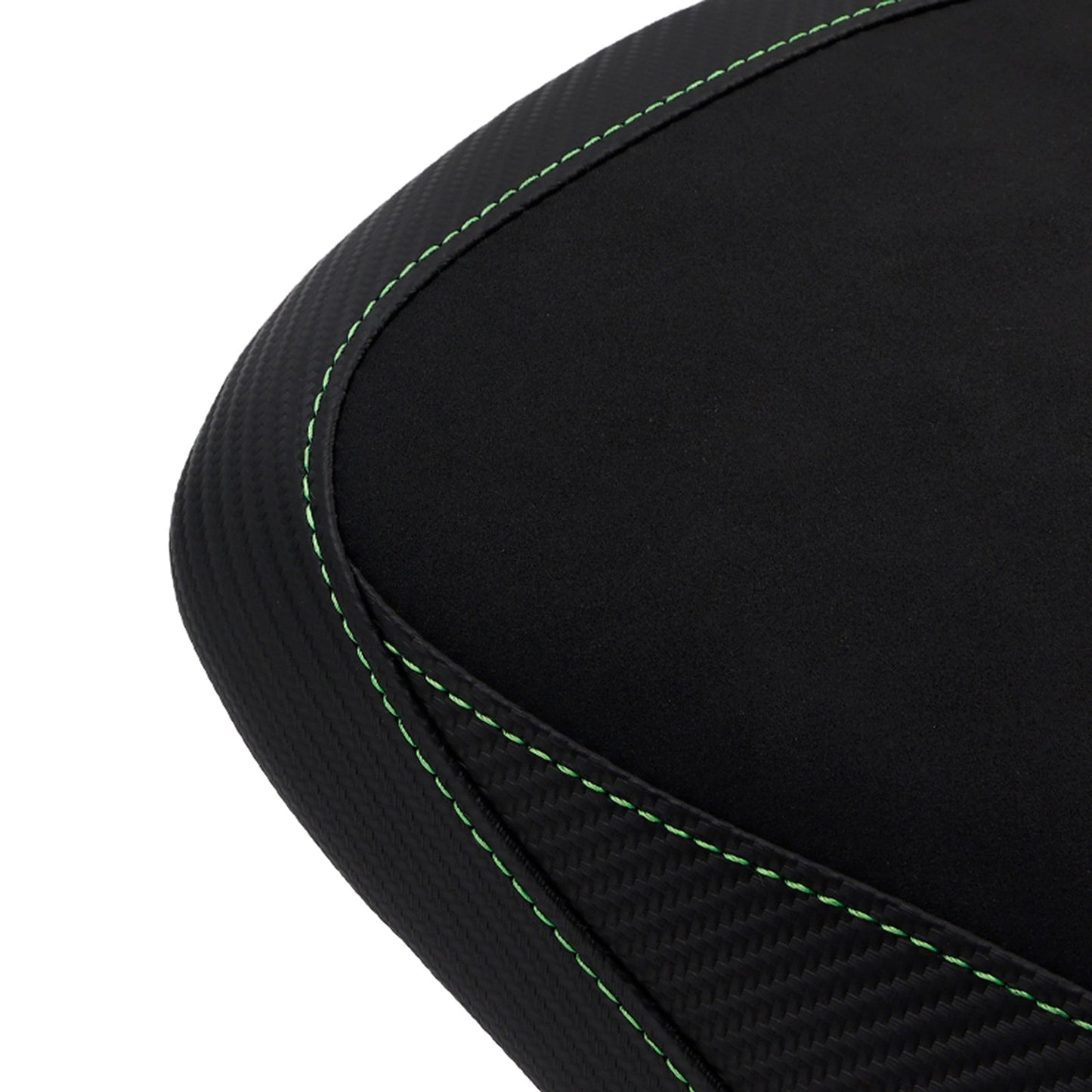 Kit cuscini passeggero anteriore e posteriore Raider per Kawasaki Ninja 650 Z650 2017-2025, colore verde.