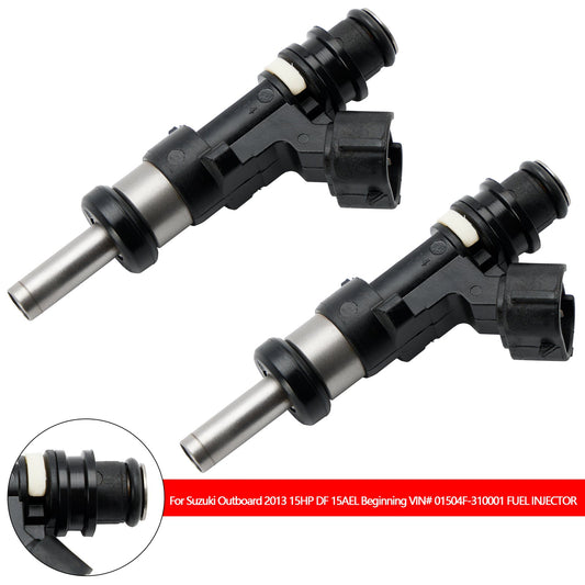 2 pezzi iniettore carburante adatto per fuoribordo Suzuki DF 15HP 9.9HP 20HP 15710-89L00