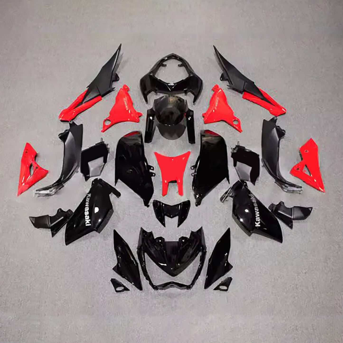 Kit carenatura iniezione in plastica ABS adatto per Kawasaki Z800 2013-2018