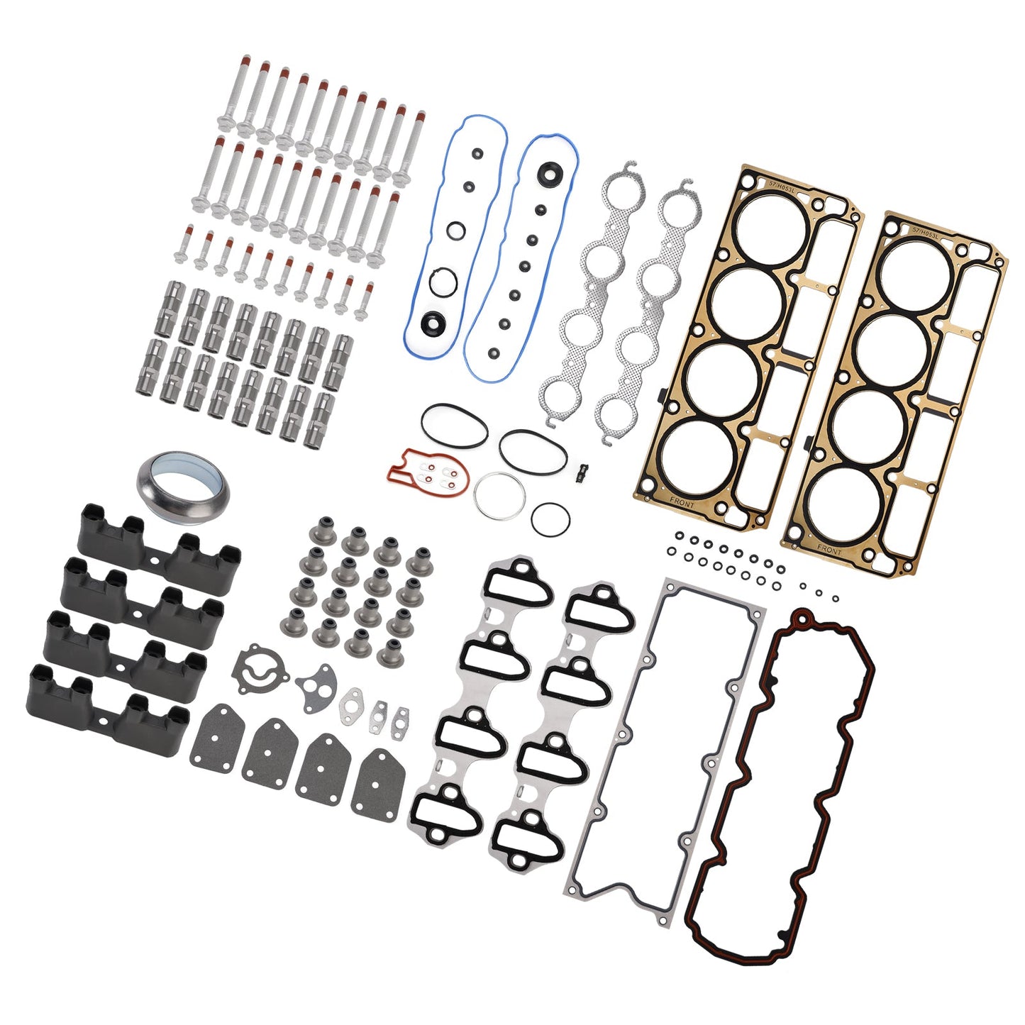 Kit punterie HL124 per Chevrolet Avalanche 5.3L 5328CC 325CID V8 OHV NON-AFM, anni 2007-2009.