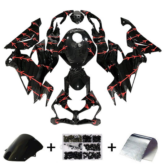 Kit carenatura iniezione in plastica ABS adatto per Kawasaki ZX6R 2019-2023