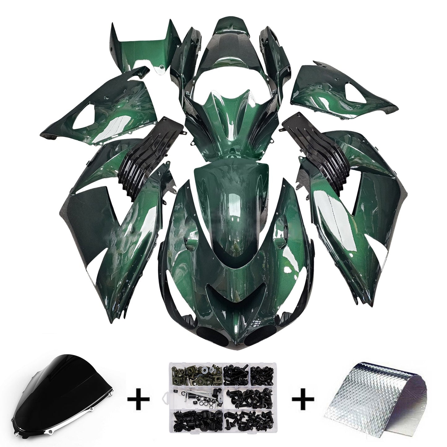 Kit carenatura iniezione adatto per Kawasaki ZX14R ZZR1400 2012-2025