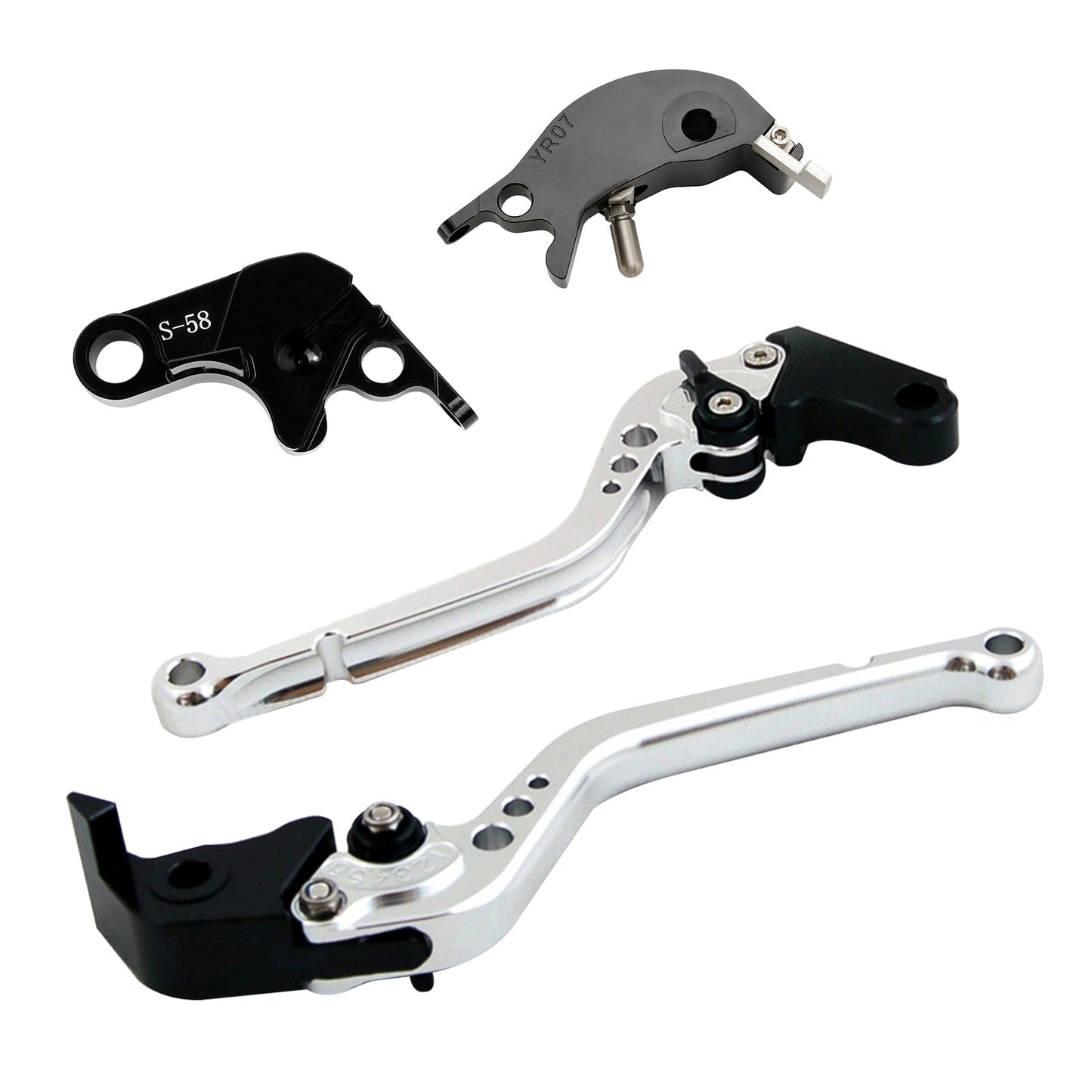 Leva frizione freno lunga adatta per YAMAHA YZF R7 MT-10/SP FZ-10/SP 2022-23