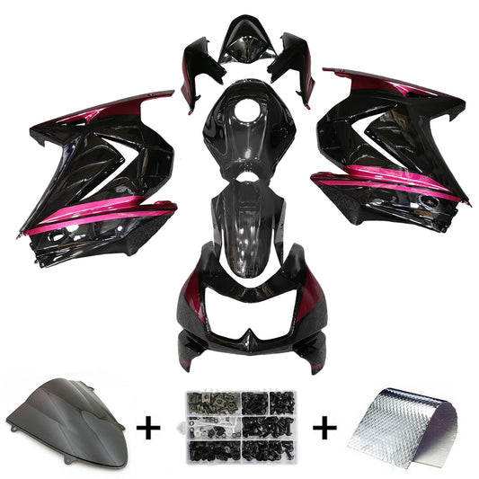 Kit carenatura iniezione in plastica ABS adatto per Kawasaki EX250 Ninja250R 2008-2012