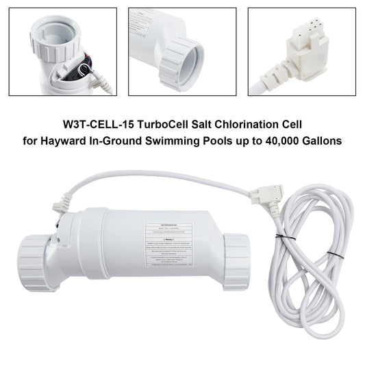 Cella di clorazione al sale W3T-CELL-15 TurboCell adatta per Hayward fino a 40.000 galloni