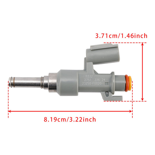 4 pezzi iniettori carburante per Toyota RAV4 Camry Highlander Lexus NX RX 2.5L 23250-25020