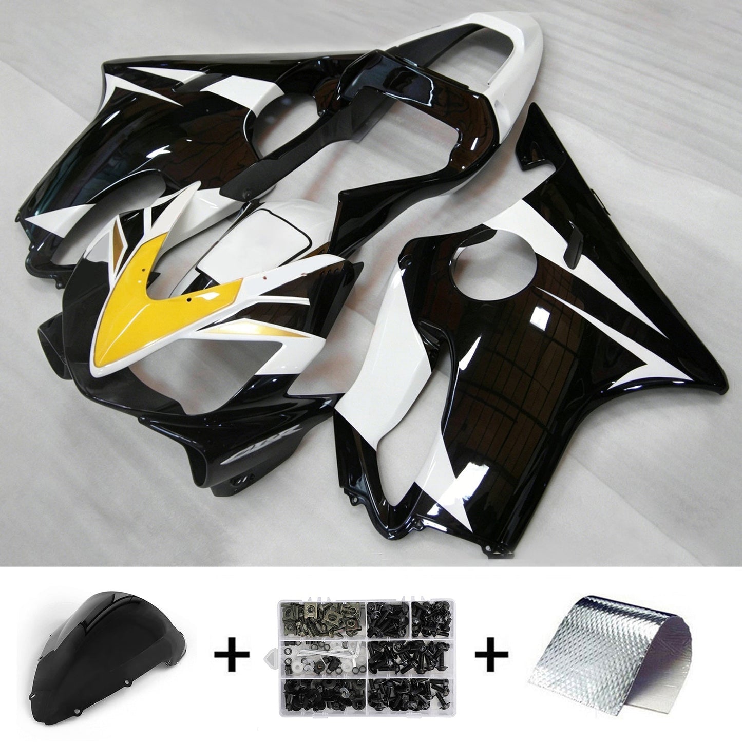Kit di carene in plastica ABS stampate a iniezione per Honda CBR600 F4i 2001-2003