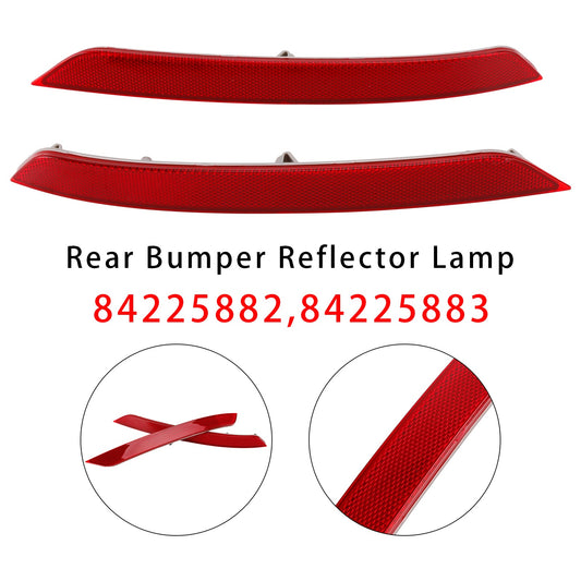 Riflettore paraurti posteriore sinistro e destro rosso per GMC Terrain 2018-2024