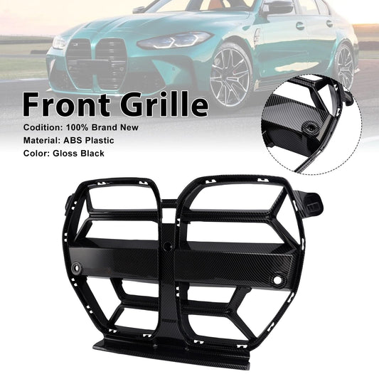 Griglia paraurti anteriore stile CSL per BMW M3 G80 M4 G82 2021-2026, nero lucido