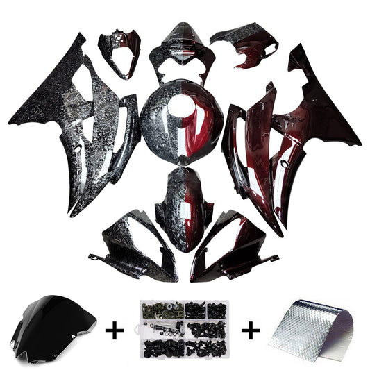Kit carenatura iniezione plastica ABS per Yamaha YZFR6 YZF-R6 2008-2016