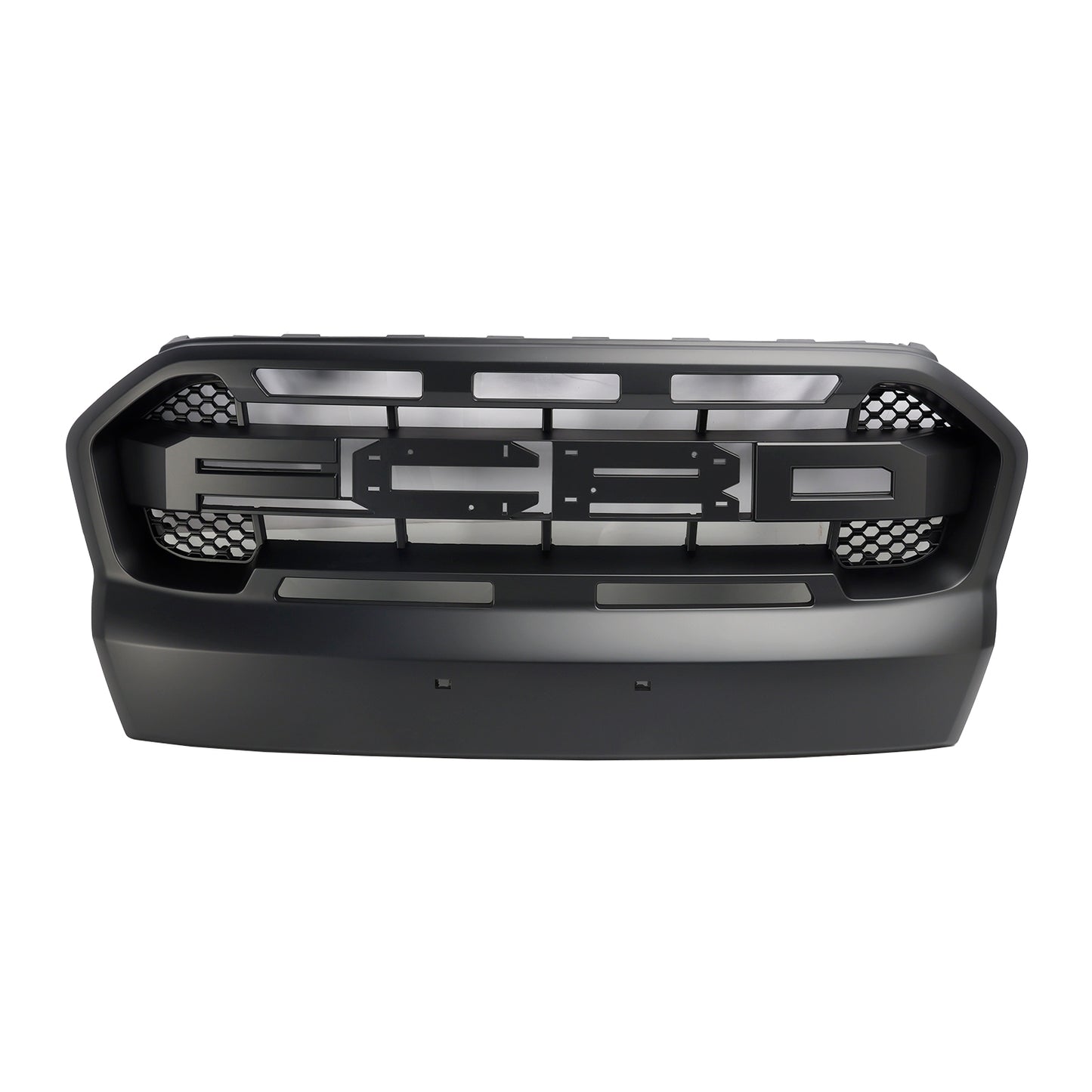 Matt Black Ranger Raccer Raptor Style Front Bumper Grill per Ford Ranger 2015-2019 T7