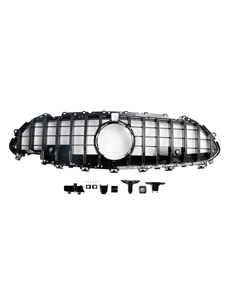 Black Front Bumper Grill Grille Per Mercedes CLS C257 W257 Coupe 2018-2024