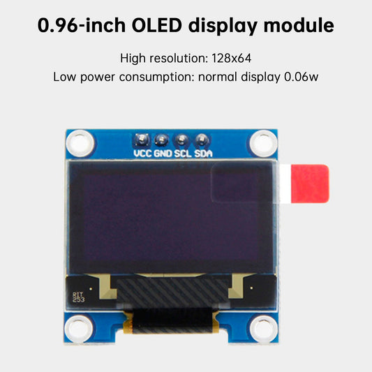 Modulo display OLED da 0,96 pollici Raspberry Pi 4B con display informativo IP per hard disk