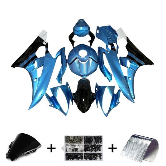 Kit carenatura iniezione plastica ABS per Yamaha YZFR6 YZF-R6 2006-2007