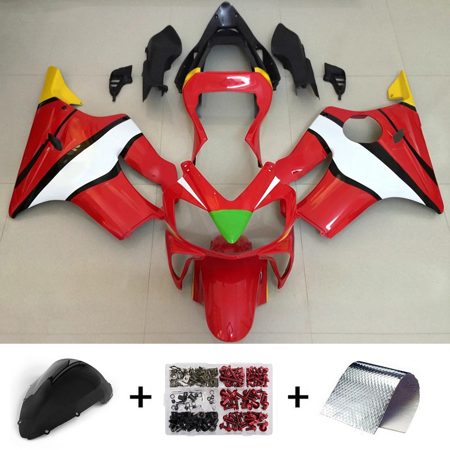 Kit di carene in plastica ABS stampate a iniezione per Honda CBR600 F4i 2001-2003