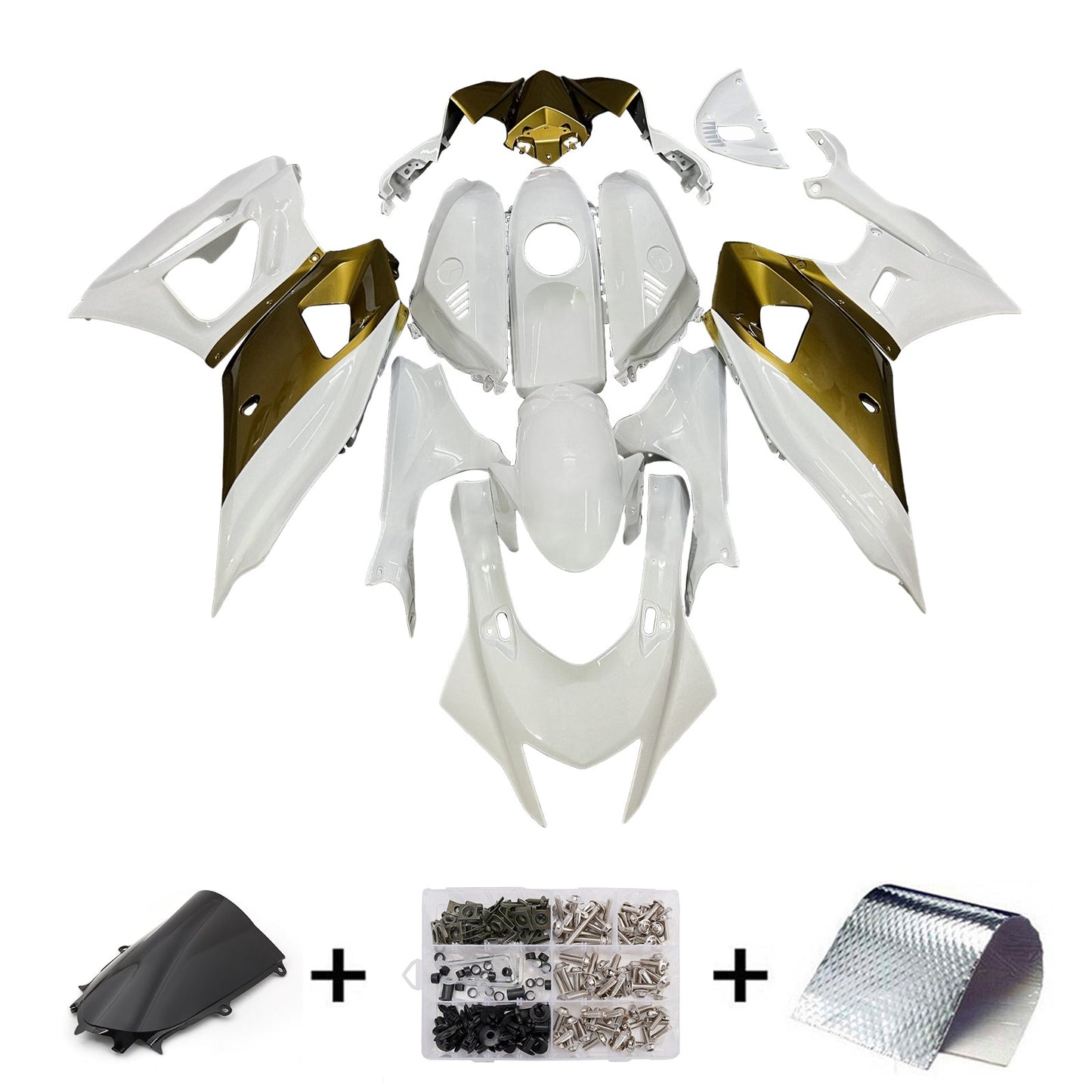 Kit carenatura iniezione in plastica ABS adatto per Yamaha YZF-R7 2021-2025