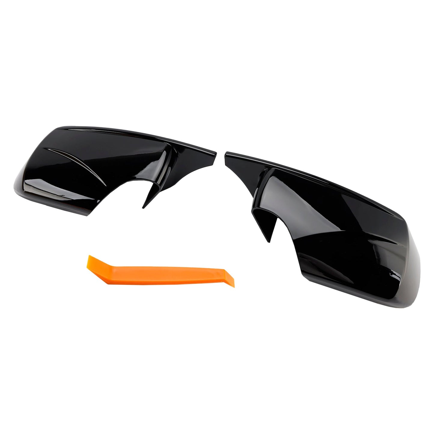 2 pezzi Copri specchietti laterali per auto stile M per BMW E46 Berlina E39 4DR 1998-2005