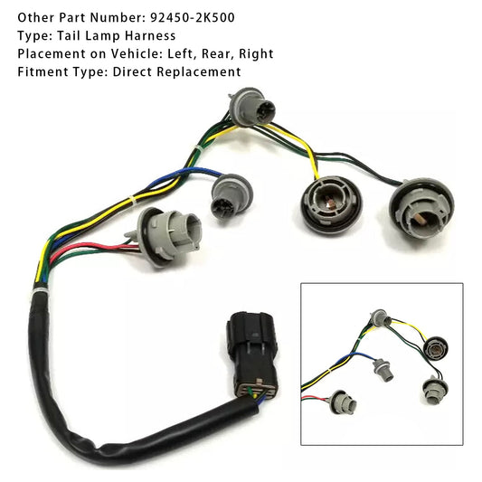 Cablaggio fanale posteriore sinistro o destro Kia Soul 2011-2013 SENZA LED 92450-2K500