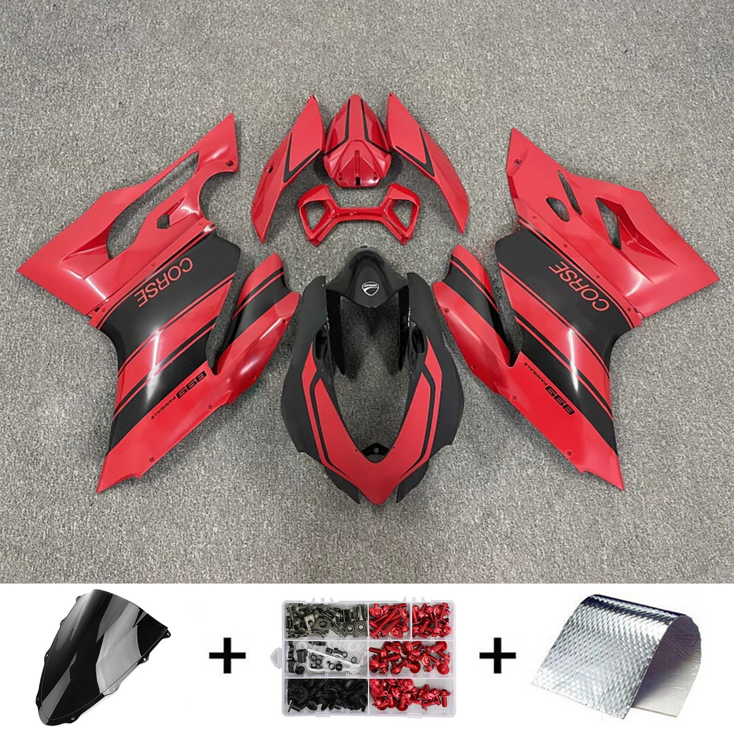Kit carenatura iniezione Ducati 1299 2015-2020 Carrozzeria plastica ABS